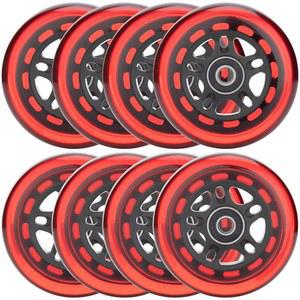 온애이 인라인 스케이트 야외 실내 교체 85A 롤러 하키 ABEC 스페이서 64MM 70MM 72MM 76MM 80MM 84MM 90MM 다이아 8팩
