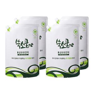 쑥 섬유유연제 유연제 1.8L + 1.6L 3개, 외