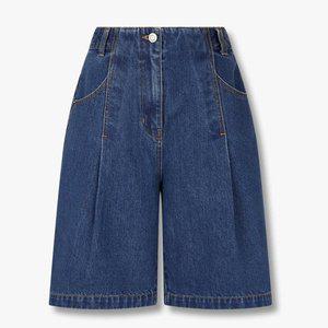 [STUDIO TOMBOY](강남점)원턱 하프 데님 팬츠CT (9105262180CT)