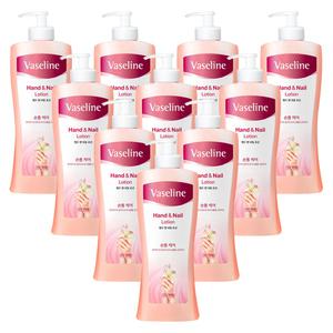바세린 핸드 앤 네일 로션 450ml x 10개 대용량 고보습 영양 크림 핸드크림 손과 손톱 영양케어