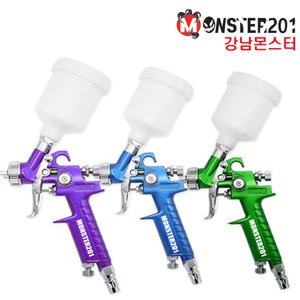 강남몬스터 스프레이건 H-2000A 중력식 노즐0.8mm  에어건 후끼 도장 에어스프레이 페인트칠 도색