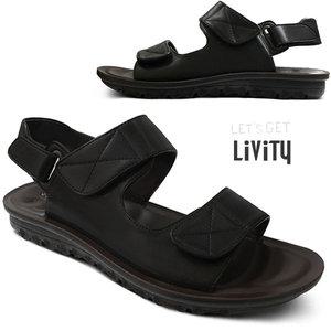 [250~280mm] LIVITY N 논슬립창 남성 벨트 벨트샌들 슬리퍼 D366 아쿠아슈즈 조리쪼리 젤리슈즈