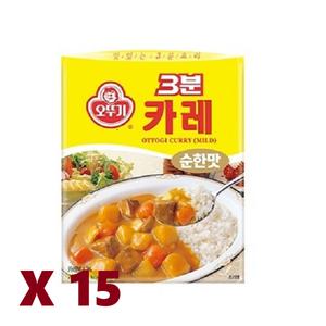 오뚜기 3분카레 순한맛200g x15개/