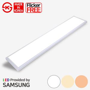 LED 평판등 엣지형 퓨쳐 1285X320 50W 국내산 삼성칩 플리커프리 거실등 주방등