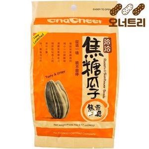 챠챠 해바라기씨 캬라멜향 주황 260g 꽈즈