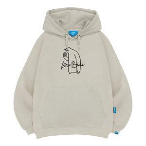 엘라모 기모H 미스터베어 후드티 남녀공용 빅사이즈 M~4XL