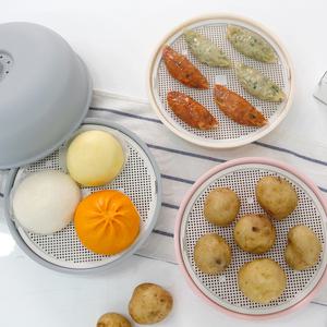 파스텔 전자렌지 냄비 찜기 2개