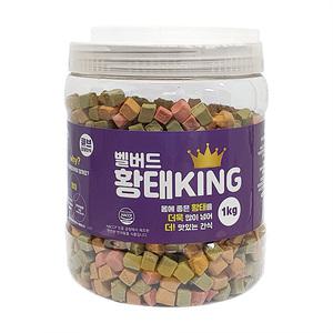 벨버드 황태킹 1kg + 1kg 2개 강아지대용량간식 노즈워크 훈련용간식