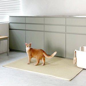 [네네린도] 포켓형 고양이 모래매트 대형 특대형