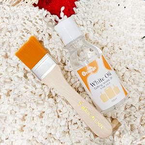 라탄오일세트 미네랄 부처블락오일 100ml+붓 5호