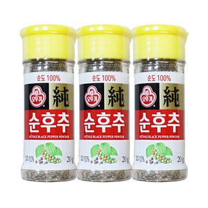 오뚜기 순후추 20g 3개 후추 조미료