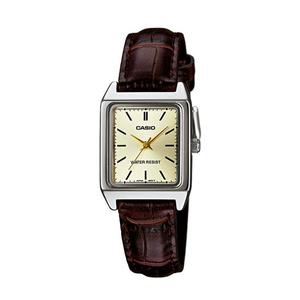 카시오 시계 LTP-V007L-9E 여성용 손목시계 가죽밴드 CASIO 정품