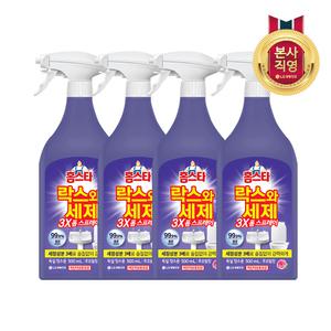 홈스타 락스와세제 3X 폼 스프레이 후로랄 500ml 4개