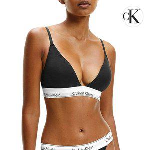 [Calvin Klein Underwear]캘빈클라인 CK 언더웨어 코튼 여성 트라이앵글 브라렛 스포츠 브라탑 QF5650E-001
