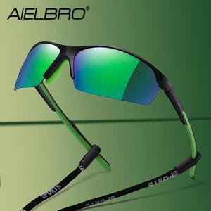 스포츠 자전거 등산 골프 선글라스 고글 사이클링 안경 AIELBRO New Cycling Glasses 남성용 선글라스 세트