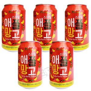 무료배송 스마일 애플망고 주스 340ml x 24캔(박스안심포장) 망고주스캔
