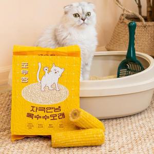 포우장 자극 안녕 옥수수 모래 2.8kg(7L) × 4개입