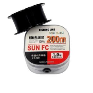 SUN FC 수입원사 민물 바다 세미플로팅 원줄 모노라인 모음 썬라인 레드 블랙 화이트 0.8호 1호~5호