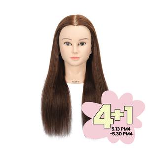 비너스가발 50%인모20인치 커트연습전용 드라이 통가발
