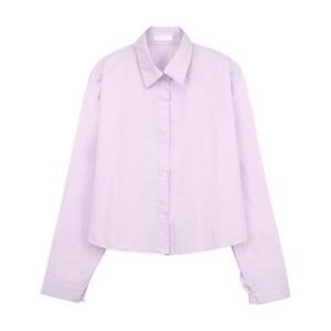 [하프클럽/엘케이트]엘케이트 여자 셔츠 LCHT005 카라 면 베이직 컬러 코튼 남