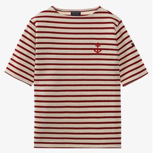 세인트제임스 Guildo Short Brod 반팔티셔츠 Ecru/Persan.A.ROUGE