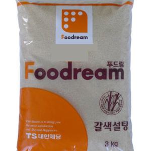 갈색설탕3kg 과일청 담금용 황설탕 3키로