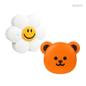 위글위글칫솔살균기 2종세트 베어 데이지 무선 휴대용 3분안심살균