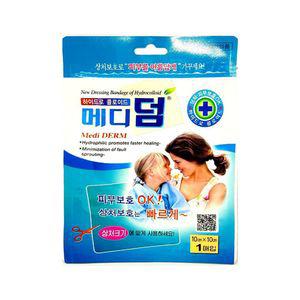 메디덤 대형 1매입 10x10 잘라쓰는 상처 하이드로 콜로이드 8개
