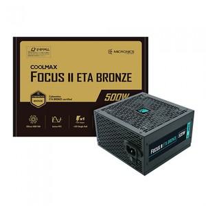 마이크로닉스 정품 COOLMAX FOCUS II 500W ETA BRONZE 파워 서플라이 ATX 무상 AS 5년