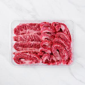 한우 구이용 모둠 패밀리팩 1등급 600g