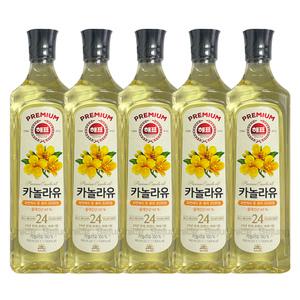 사조대림 해표 카놀라유 500ml 5개 / 식용유 오일 기름