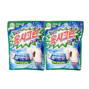 옥시크린 분말 표백제 보충형 리필 1.2kg x2개