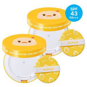 [보리보리/아토팜]아토팜 톡톡 페이셜 선팩트 15g (본품) X 2개 (+수딩젤 20ml)