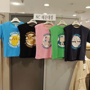 [보리보리/오후]피카츄~뮤~이브이~잠만보~푸린~포켓몬 그래픽티셔츠 OHRA2331C