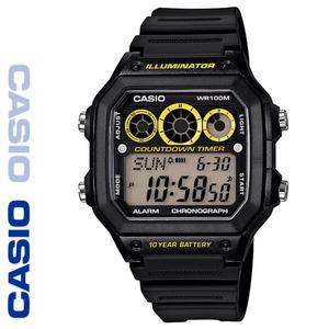 CASIO 카시오 AE-1300WH-1A 우레탄밴드 디지털 빈티지 전자시계