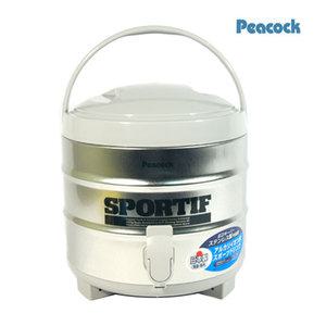 일본정품 피코크워터저그 INS-60 (6.1L)실버 보온보냉물통 대형물통 아이스물통 캠핑물통 식수통