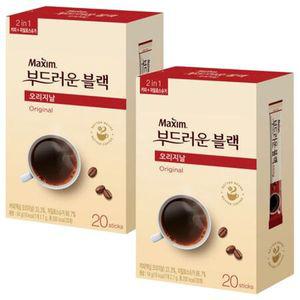 맥심 오리지날 블랙 40T 20개입x2개 커피믹스 커피 맥심 맥스웰