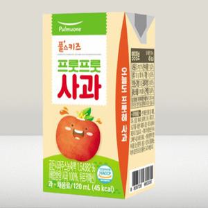 [풀무원] 프룻프룻 사과(120ml) 32개