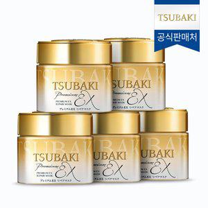 공식판매처 츠바키 프리미엄 EX 리페어 마스크 180g 5개