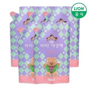 아이깨끗해 어프어프 핸드워시 리필 450ml x 5개 (화이트릴리/숲속산책 택1)