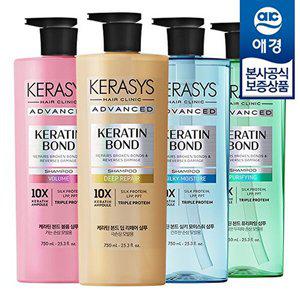 [애경]케라시스 어드밴스드 케라틴 본드 샴푸/트리트먼트 750ml x4개