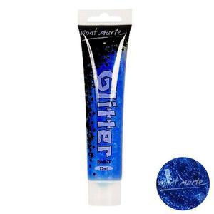 [XBG8M307]키즈맘아트 몽마르뜨 반짝이 물감 75ml 파란색