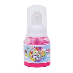 [XBI6K401]미술놀이 뭉게구름 거품물감 40ml 형광 빨강
