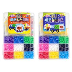 [XBG997L2]퍼니아트 컬러비즈 4개 펄러비즈 아이론비즈