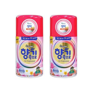 산도깨비 향기속으로 자동분사기 장미향 리필캔 290ml 2개