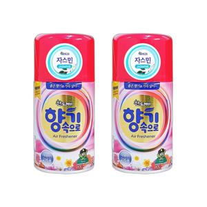 산도깨비 향기속으로 자동분사기 자스민향 리필캔 290ml 2개