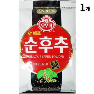 [XBJ70K32_47]순후추가루 오뚜기 1K 후추분 식자재 주방용품
