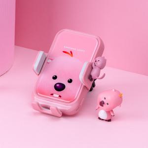 로이체 잔망루피 자동거치 15W 고속 무선 차량용 충전기