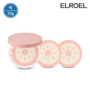 [엘로엘][빅] 엘로엘 피치 핑크 톤업 팡팡 빅 선쿠션 25g 본품1+리필2