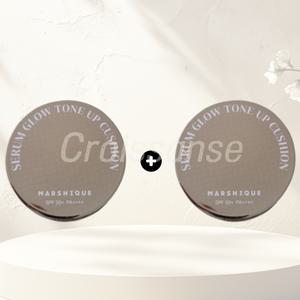[1+1] 마르시끄 세럼 글로우 톤업 선쿠션 잡티커버 (SPF50+) 2개